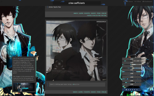 magnusthemes: Theme 05 revamp - Connect Coupling Crime Coefficient [static preview] [code] [magnusth