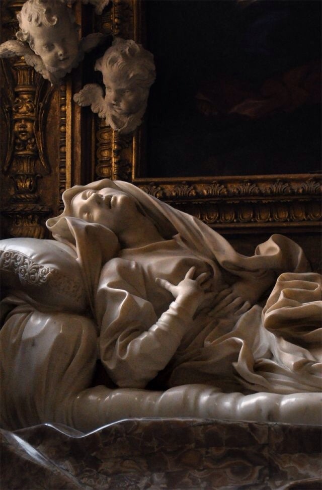 templeofapelles: Gian Lorenzo Bernini; Beata Ludovica Albertoni funerary monument,