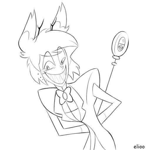 here comes the bastardAlastor belongs to Vivziepop