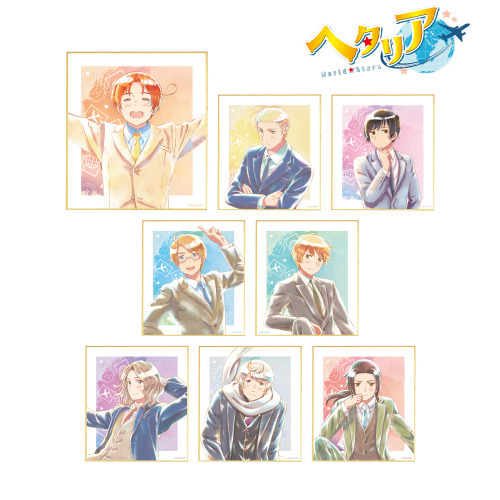 Hetalia World Stars Mini Illustration Board (Shikishi) 8 Pack Box Set by ArmabiancaMSRP: 4,240 yen f