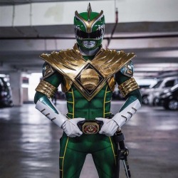 tokucosplay: Green Ranger cosplayed by Irwan Wiryadinata.