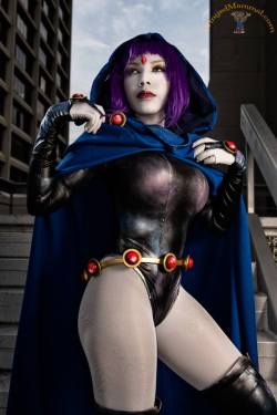 Superheroesincolor:   Raven Cosplay By Sami Bess  Get The Comics Here [ Follow