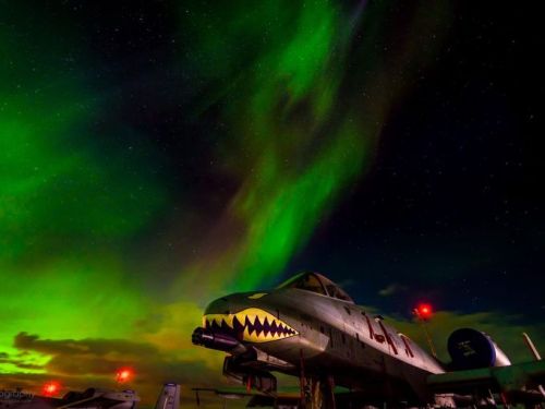 U.S. Air Force A-10 aircraft at Ämari Air Base, Estonia, photographed by Gen Vagula who posted on Fa