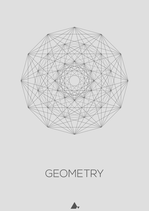 d3lt4: Geometry Print (60x80 cm)