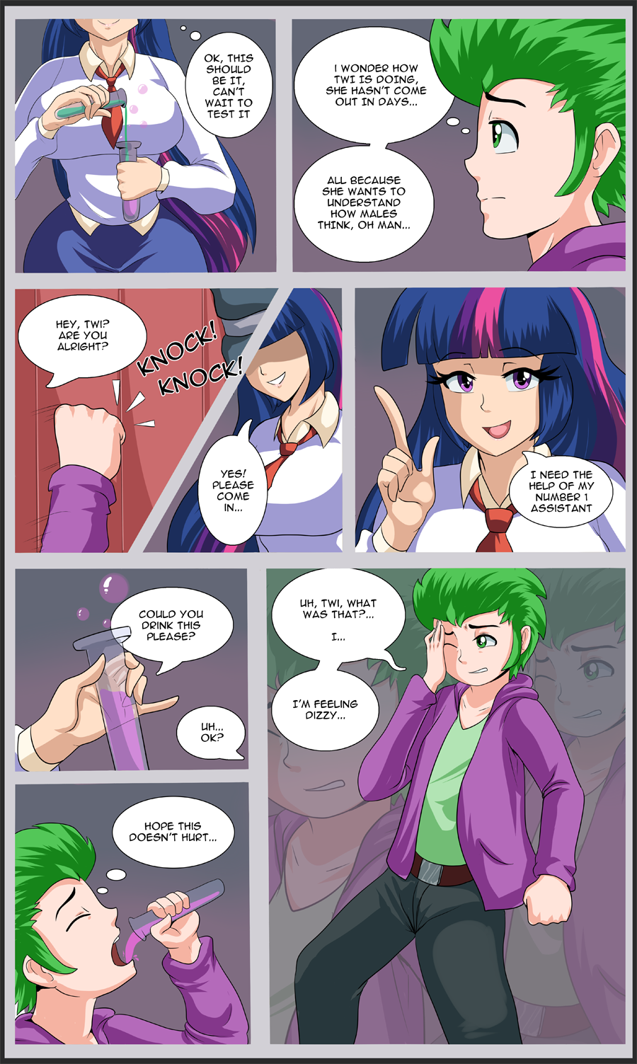 danandcogcorner:  BODY SWAP A little comic I had in mind, very cliché at best but