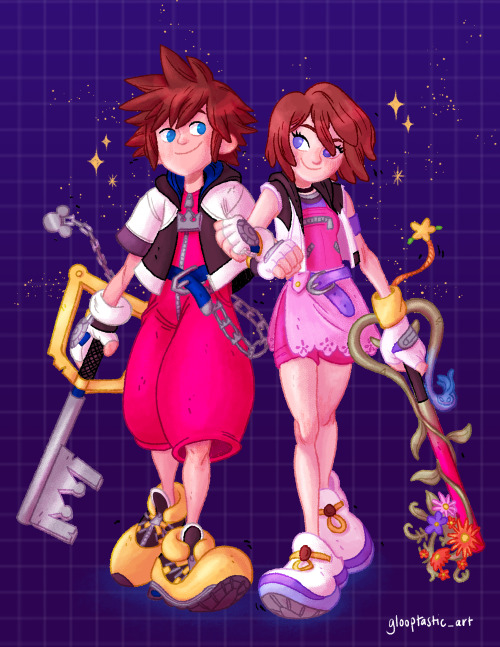 glooptasticart: Commission for @dragonsexcalendar! :) ✨ Kairi should’ve been awake for more of