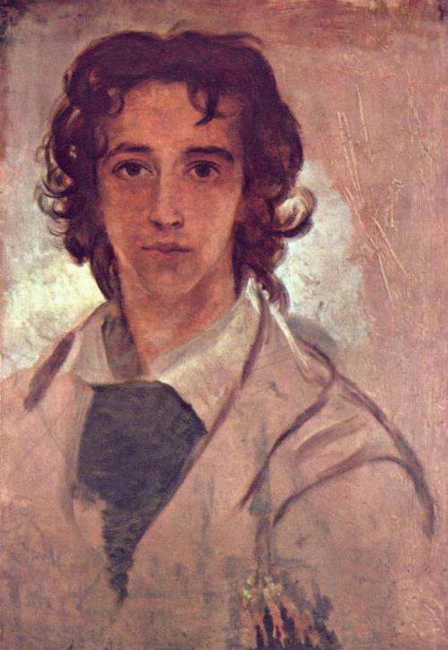 george-frederick-watts: Self-Portrait as a Young Man, 1834, George Frederick Watts