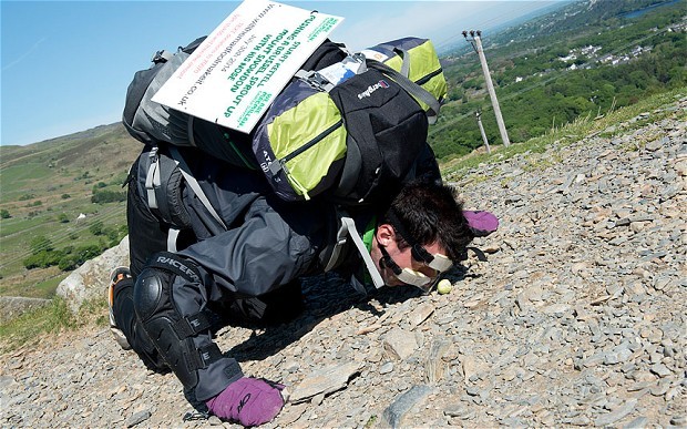 ultrafacts:  He did it to raise money for charity.   “People definitely think I’m