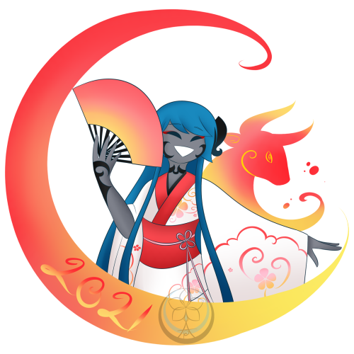 aurodrawings:Viet New Years is tomorrow! I thought I do another Tet pic starring Lun again like last