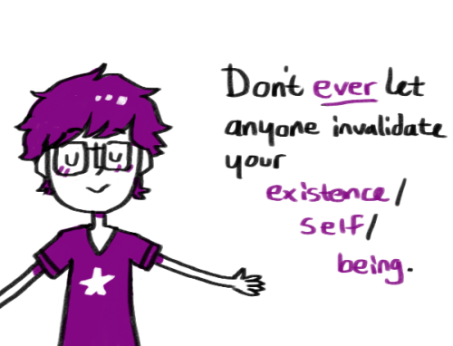 thespoopysearcher159:aasexualcakeuniverse:kfloresdraws:A little something for ace awareness week 201