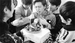 galactas:  Infinite Meme: One member↳ {1/1} Dongwoo  “He’s the type to accept everything even when you joke around. He always has on a brightly smiling face and he’s truthful to the point of being a fool.”  — Sungyeol (after choosing