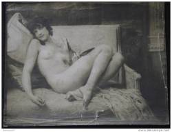  INDOLENCE - de Guillaume SEIGNAC (1870-1924) - Salon artistique - Femme nue - Photo d’une Peinture 