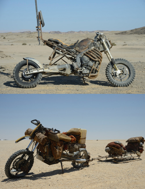 tatdaddyhunter:  thewightknight:  Following up from the car post, here are the motorcycles of Mad Max: Fury Road.  SO HAPPY THIS EXISTS