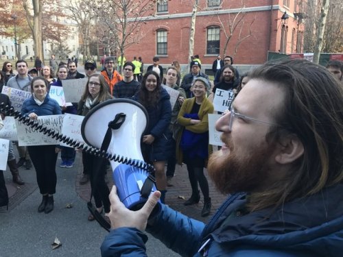 npr:Graduate students around the country walked out of their classes, office hours, and research lab