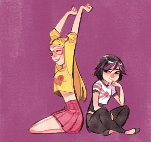 leonsringtrick:  Honey Lemon & GoGo Tomago  precious gogo~ <3 <3 <3 <3