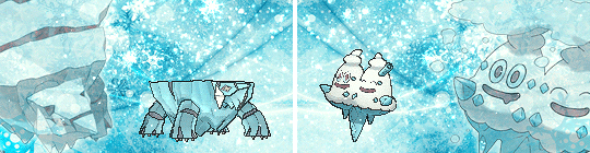 lunafraya:     ❄  °  ✧  Snowy Ice Pokemon ✧ ° ❄       “ W a l k i n g 