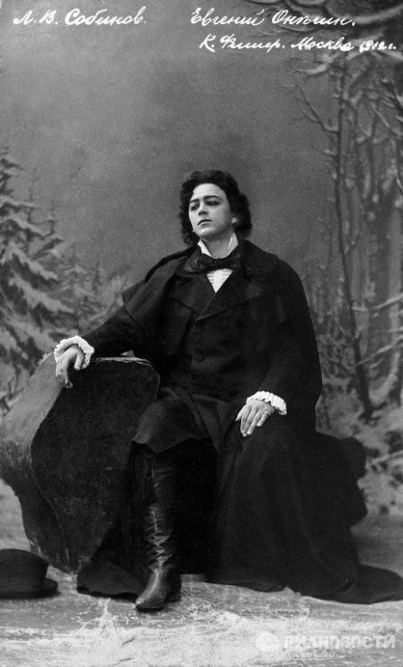 Leonid Sobinov (1872-1934) as Lensky in Tchaikovsky’s opera “Eugene Onegin” (1899)