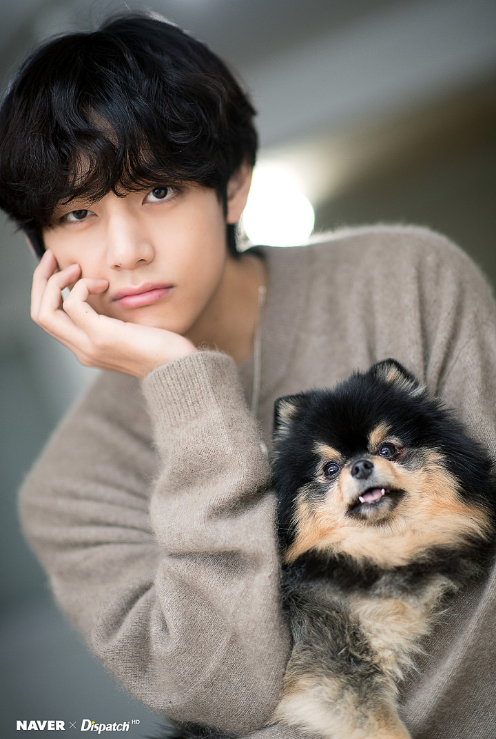 In Celebration Of V's Birthday Dispatch X Naver Released Photos Of Taehyung With Yeontan