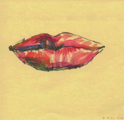 willkimart:  Kiss - by Will Kim Graphite &amp; Colored Pencil on Paper 