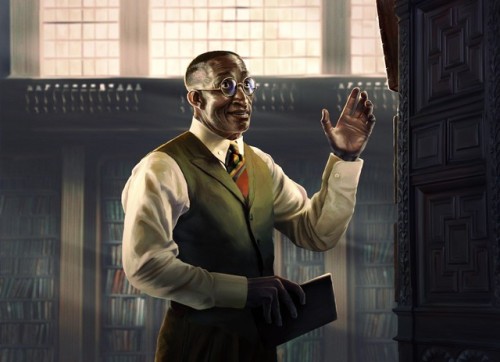 Charles Ross by Romain LeguayArtist commentary: “Illustration for “Arkham Horror: The Card Gam