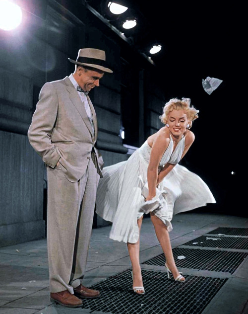 Tom Ewell, Marilyn Monroe / production still from Billy Wilder’s The Seven Year Itch (1955)