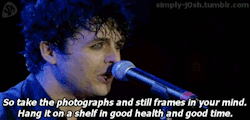 simply-j0sh:  Green Day - Good Riddance  Tap here/follow me for more lyrics! 