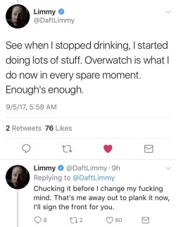 moonlandingwasfaked:Limmy cuts overwatch