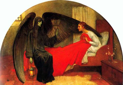 Death and the Maiden by Marianne Stokes (1900)