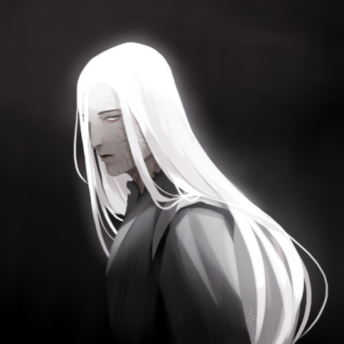 alfheimr:ghost general but with (hear me out) white hair