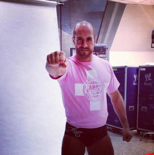 cesaroisking:  Join the fight, get the gear @SusanGKomen @wwe #wethepeople #throwback 