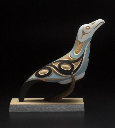 mastincala:Descending Ancestor I, Descending Ancestor II, Loon Rattle, Wood Pecker Ratttle, Loon Rattle, Kingfisher Rattle, Dove Rattle, Raven Rattle by John Marston Qap’u’luq (Coast Salish/Stz’uminus)