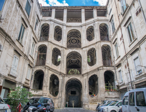 Palazzo Sanfelice, rione Sanità.Napoli, settembre 2016