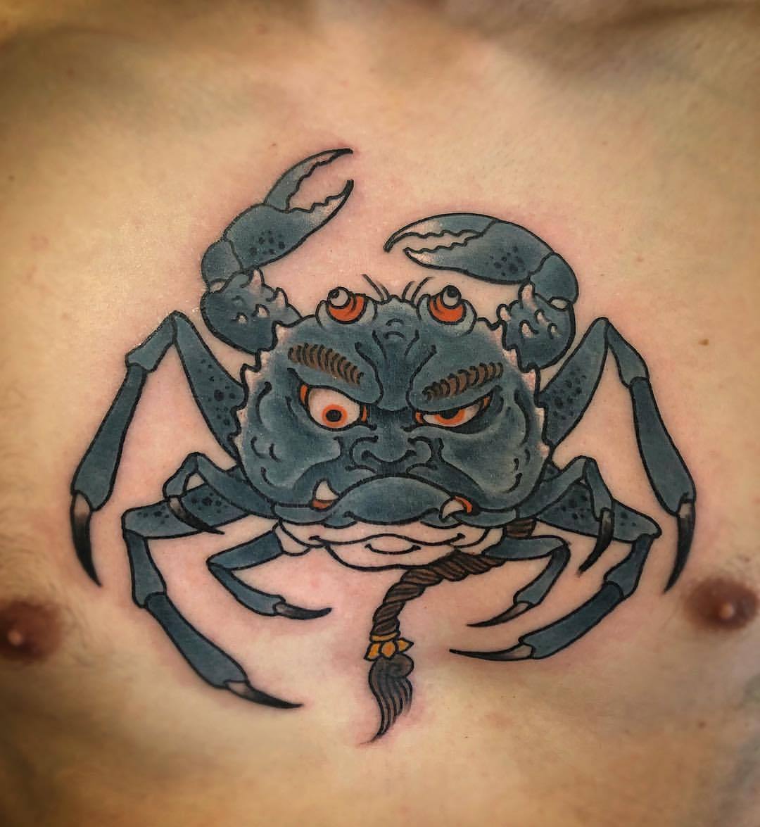 Mutsuo Threetidesta2 Fudo Crab Crabtattoo Fudocrab Fudogani 蟹 不動蟹