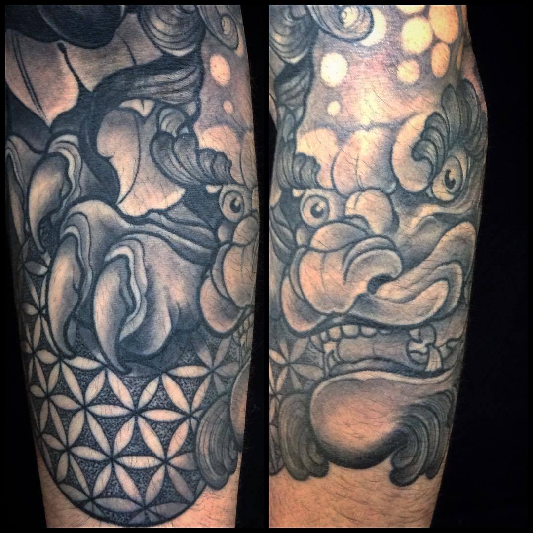 Steve Schram, Tattoos & More — Lower part of Jim's arm. #tattoo  #tattooart...