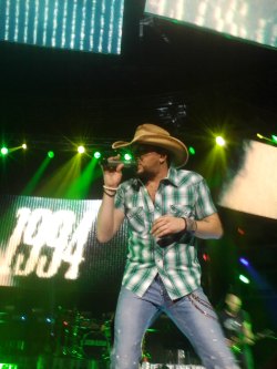 My personal photos of Jason Aldean, Tyler Farr, and Florida Georgia Line from Thursday nights concert. Won free pit tickets from the radio station WOKQ!! Got there early and stood in the second row of people back from the barriers. I even was able to