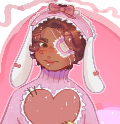 just felt like making a pretty lamb girl today