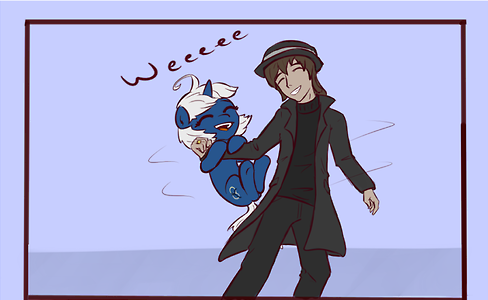 asksweetdisaster:  ask-ash-in-equestria:  Ash: Nuuuuuu!! I don’t want to talk to sun but! And Screw you Anon! Storm: GET BACK HERE!!! (By Guest Artist: poptart36 )  Sweet: You still haven’t answered my questions!!  I am so lost and confused but