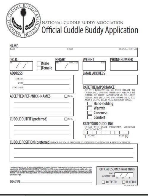 actualstuff:  Just fill this easy application out and we’ll be on our way.   Daddy this is so cute.