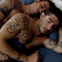 universalhealer:  garmutabor:  xouthos:  Sweet sleeping gay couples  Like a knife to the heart … : ((  I so want this, but it seems unattainable.  I want more of this and I had it…and I will have it again. 