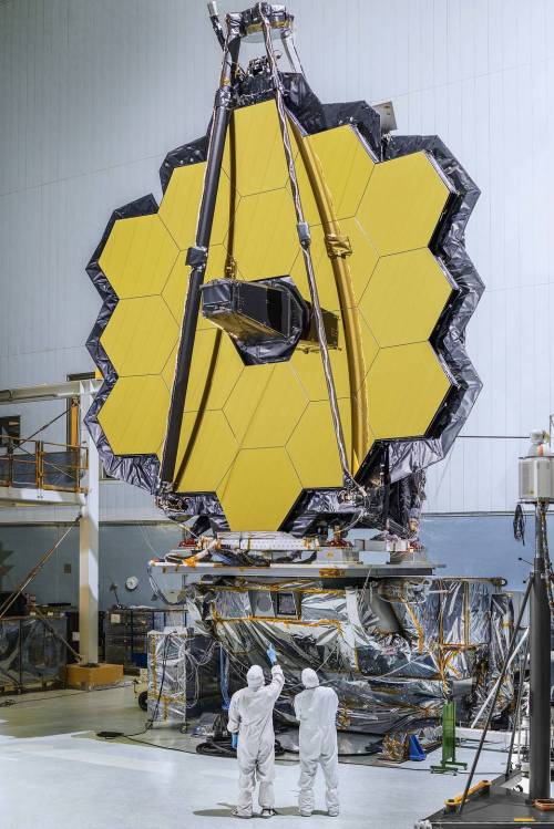 spaceexp: JWST primary mirror is now fully deployed. One of the James Webb Space Telescope’s s