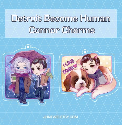 My Connor charms have finally arrivedddddddd, Im so happy. They’re so adorable ヽ(＾Д＾)ﾉYou guys can n