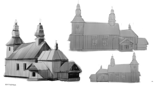 some more drawings of this little church