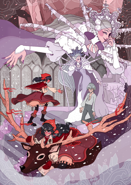 my Snow Queen piece for @/fodlansfables  on Twitter