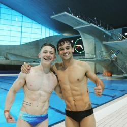 amazingmalenudity:Nile Wilson and Tom Daley