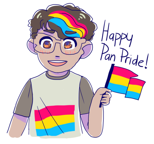 ireallylovesans:happy pan pride my fellow Pans