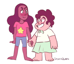 stevenquartz:  Outfit swap!  [Commission