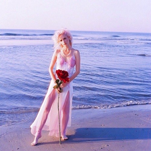 officialaudreykitching:Strawberry mornings with the sea.