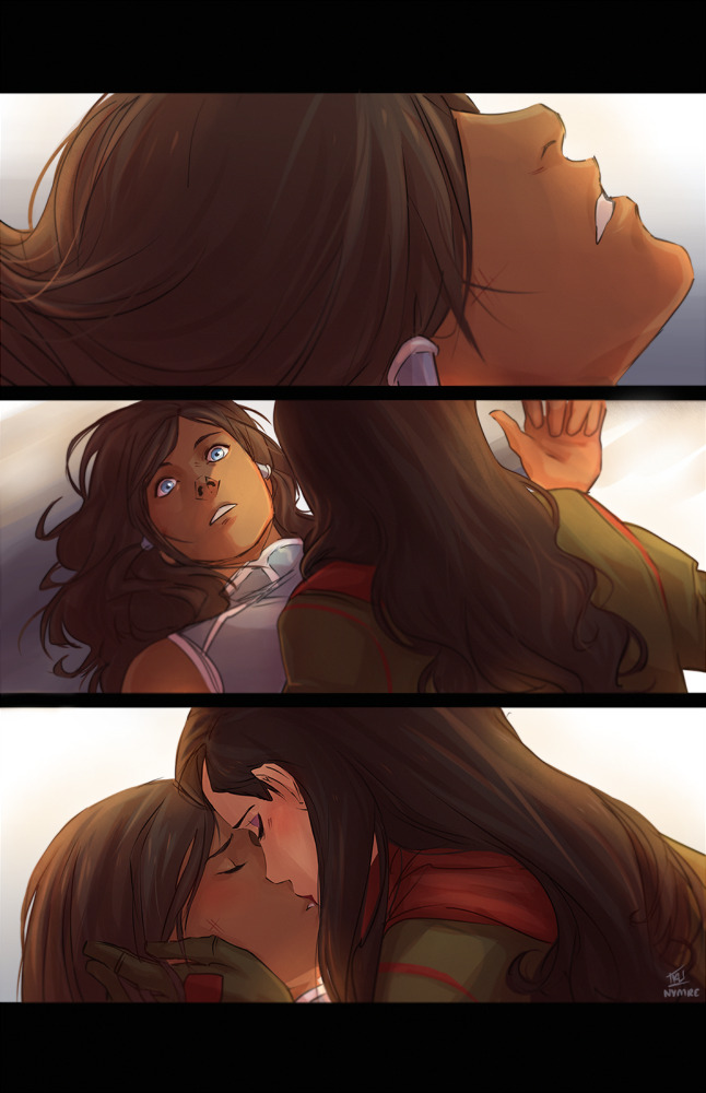 denimcatfish:Long overdue collab with nymre. Equalist Asami AU. I’m so glad we