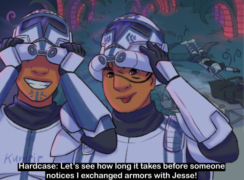 Clone Wars actor AU part 2 where I cope with the most painful episodes by giving them funny behind t