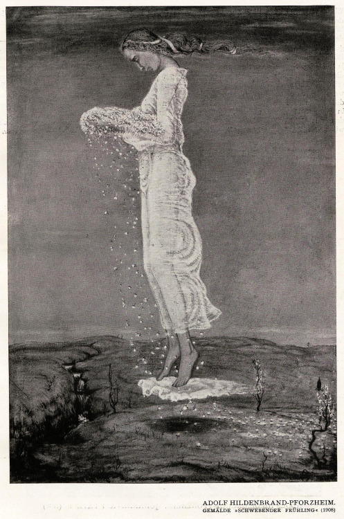 Adolf Hildenbrand (1881-1944), ‘Schwebender Frühling’ (Floating Spring), “Deutsche